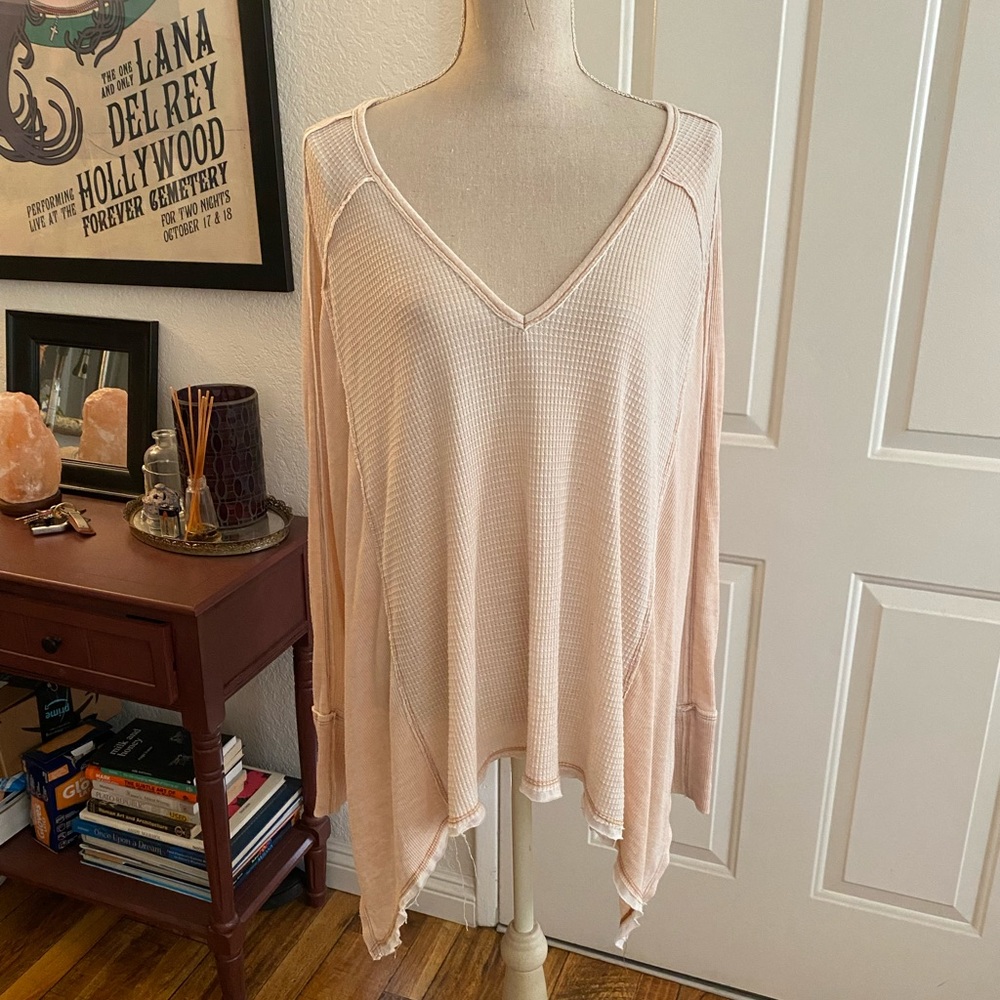 FREE PEOPLE THERMAL - peach - Size: Large Like new!
